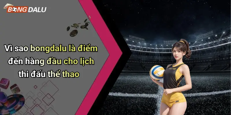 Vì sao bongdalu là điểm đến hàng đầu cho lịch thi đấu thể thao