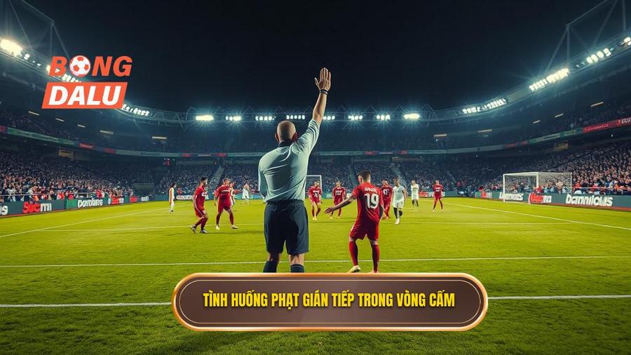 1. Tình huống phạt gián tiếp trong vòng cấm