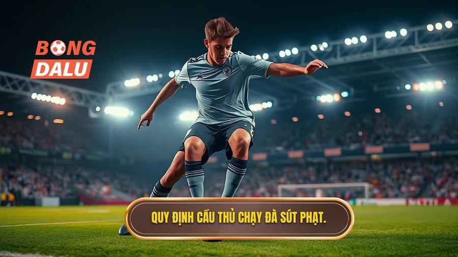 2. Quy định cầu thủ chạy đà sút phạt.