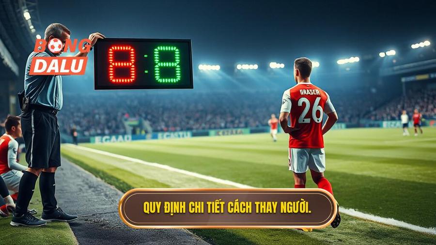2. Quy định chi tiết cách thay người.
