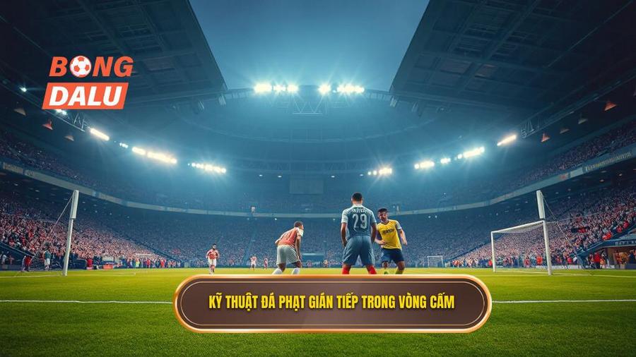 3. Kỹ thuật đá phạt gián tiếp trong vòng cấm