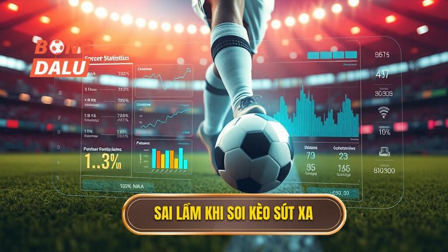 Những sai lầm cần tránh khi soi kèo theo thống kê sút xa