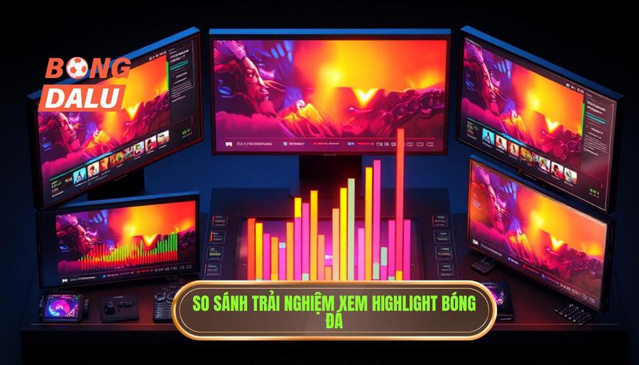 Bảng so sánh trải nghiệm xem highlight tại các nền tảng phổ biến